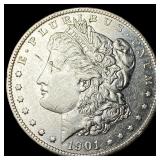 1901-S Silver Morgan Dollar NEARLY UNCIRCULATED