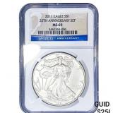 2011 Silver Eagle NGC MS69