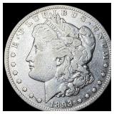 1893-S Silver Morgan Dollar NICELY CIRCULATED