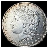 1898-S Silver Morgan Dollar CHOICE AU