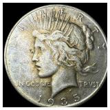 1935-S Silver Peace Dollar NEARLY  UNCIRCULATED