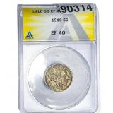 1916 Buffalo Nickel ANACS EF40