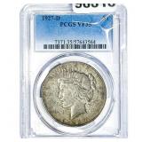 1927-D Silver Peace Dollar PCGS VF35