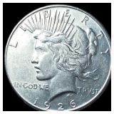 1926-S Silver Peace Dollar CHOICE AU