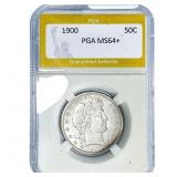 1900 Barber Half Dollar PGA MS64+