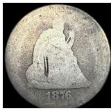 1876 Seated Liberty Quarter NICELY CIRCULATED