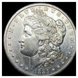 1885-CC Silver Morgan Dollar CLOSELY UNCIRCULATED