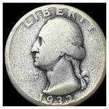 1932-D Silver Washington Quarter NICELY CIRCULATED