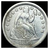 1856 Seated Liberty Dime NEARLY UNCIRCULATED