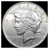 1934 Silver Peace Dollar HIGH GRADE