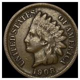 1908-S Indian Head Cent ABOUT UNCIRCULATED