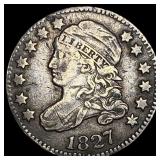 1827 Capped Bust Dime NEARLY UNCIRCULATED