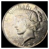 1923-S Silver Peace Dollar CLOSELY  UNCIRCULATED