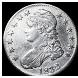 1832 Capped Bust Half Dollar CLOSELY  UNCIRCULATE