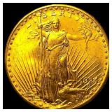 1924 Gold $20 Saint-Gaudens Double Eagle  UNCIRCU