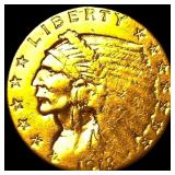 1913 Indian Head Gold $2.50 Quarter Eagle HIGH GRA