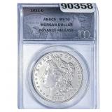 2021-D Morgan Silver Dollar ANACS MS70