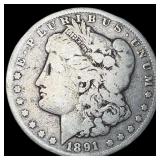1891-CC Silver Morgan Dollar NICELY CIRCULATED