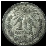 1905 Mexico Silver10 Centavos