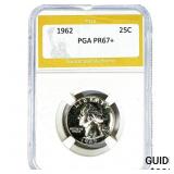 1962 Washington Silver Quarter PGA PR67+