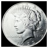 1923-D Silver Peace Dollar CHOICE BU