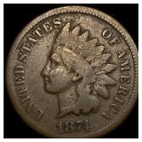 1874 Indian Head Cent NICELY CIRCULATED