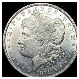 1878-S Silver Morgan Dollar CLOSELY UNCIRCULATED