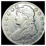 1834 Capped Bust Half Dollar LIGHTLY CIRCULATED