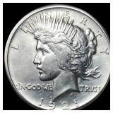 1921 Silver Peace Dollar CLOSELY UNCIRCULATED