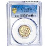 1938-D Buffalo Nickel PCGS MS66