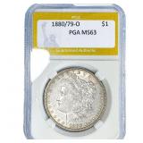 1880/79-O Morgan Silver Dollar PGA MS63