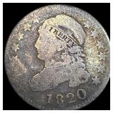 1820 Capped Bust Dime NICELY CIRCULATED