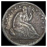 1862-S Silver Half Dollar NICELY CIRCULATED