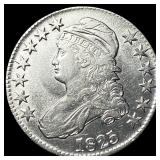 1825 Capped Bust Half Dollar CLOSELY  UNCIRCULATE