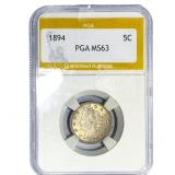 1894 Liberty Victory Nickel PGA MS63