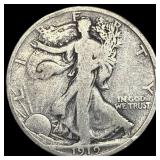 1919-D Silver Walking Liberty Half Dollar LIGHTLY