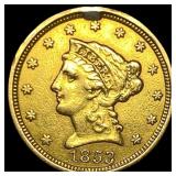 1853 Gold $2.50 Liberty Head Quarter Eagle HIGH GR