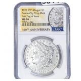 2021-CC Morgan Silver Dollar NGC MS70
