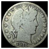 1915 Barber Half Dollar NICELY CIRCULATED