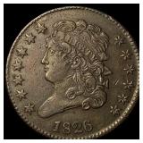 1826 Classic Head Half Cent NEARLY UNCIRCULATED