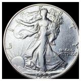 1928-S Silver Walking Liberty Half Dollar NEARLY U
