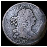 1806 Draped Bust Half Cent NICELY CIRCULATED