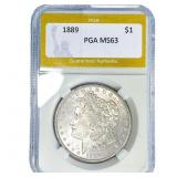 1889 Morgan Silver Dollar PGA MS63