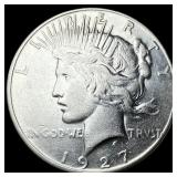 1927-S Silver Peace Dollar NEARLY  UNCIRCULATED