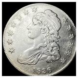 1836 Capped Bust Half Dollar ABOUT  UNCIRCULATED