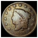 1826 Coronet Head Large Cent NICELY  CIRCULATED