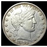 1900-S Silver Barber Half Dollar UNCIRCULATED