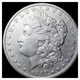 1892-S Silver Morgan Dollar NEARLY  UNCIRCULATED