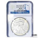 2013 Silver Eagle NGC MS69 Early Releases