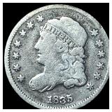1835 Capped Bust Half Dime LIGHTLY CIRCULATED